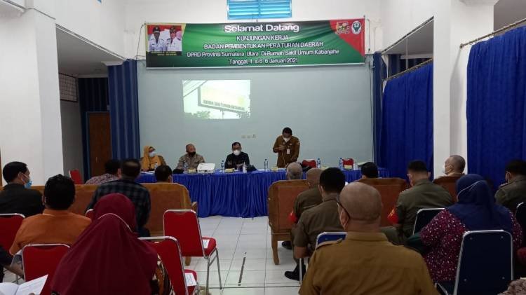 Bapem Perda DPRD Sumut Kunker ke RSU Kabanjahe