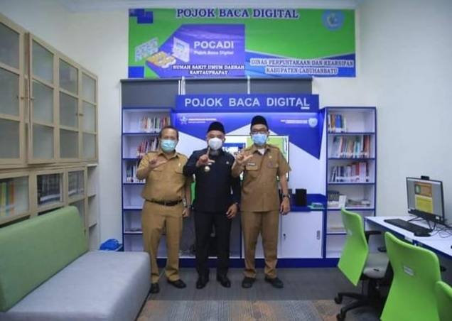 Pojok Baca Digital Diresmikan di RSUD Rantauprapat