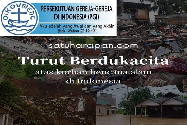 PGI Gerakkan Doa Syafaat - Kumpulkan Dana untuk Korban Bencana Alam