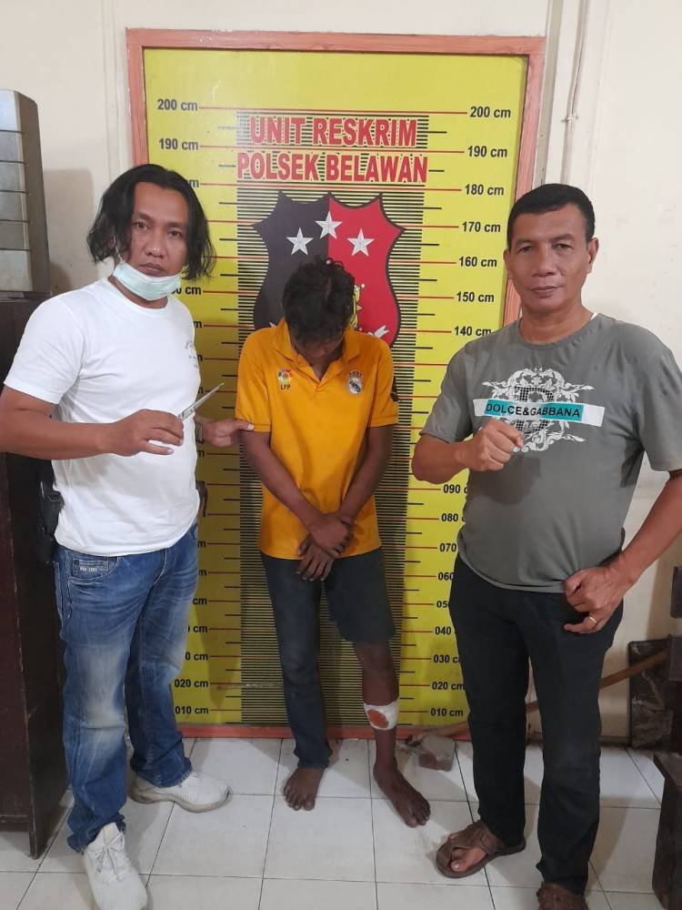 Polsek Belawan Tembak Perampok Sepeda Motor Pengemudi Ojol 