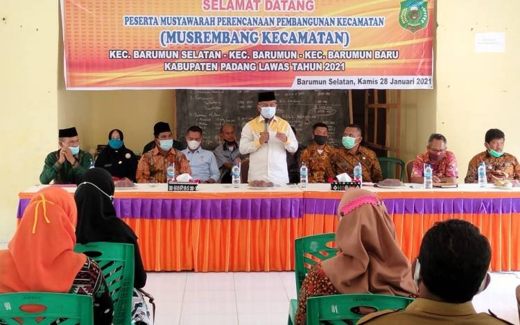 Wabup Palas Usulkan Pembangunan Untuk Kesejahteraan Masyarakat