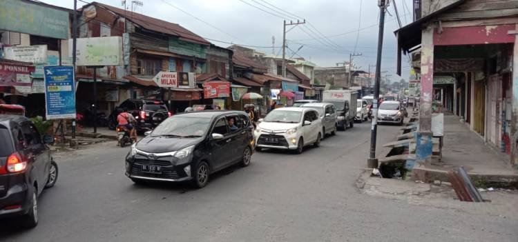 H+4 Arus Balik Tahun Baru, Arus Lalin Medan-Karo Ramai Lancar