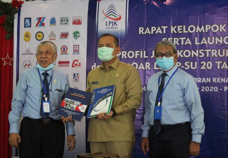 Tidak Eksis Lagi di 2021, LPJKP Sumut Launching Buku Memoar dan Profil Jasa Konstruksi