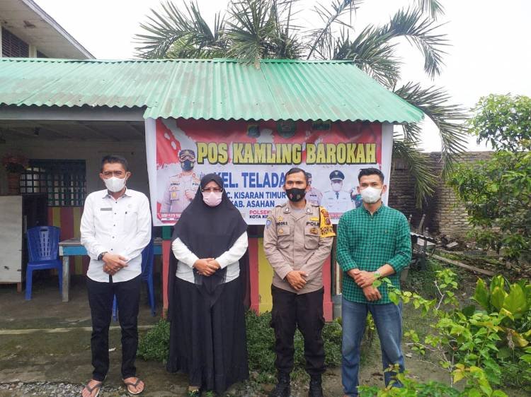 Polres Asahan  Dirikan Ratusan Pos Kamling Barokah