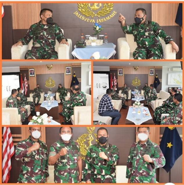 Kadiskomlekal dan Kapuskon Baranahan Kemenhan Kunker ke Lantamal I