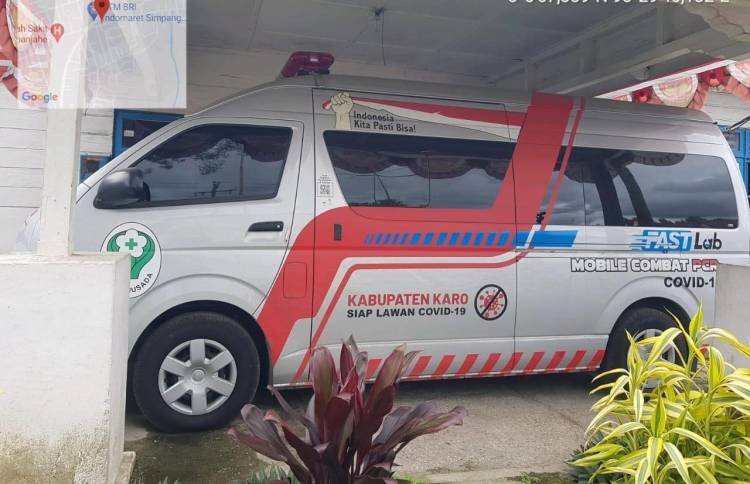 Kehabisan Reagen, Mobil PCR Pemkab Karo Tak Berfungsi Baik