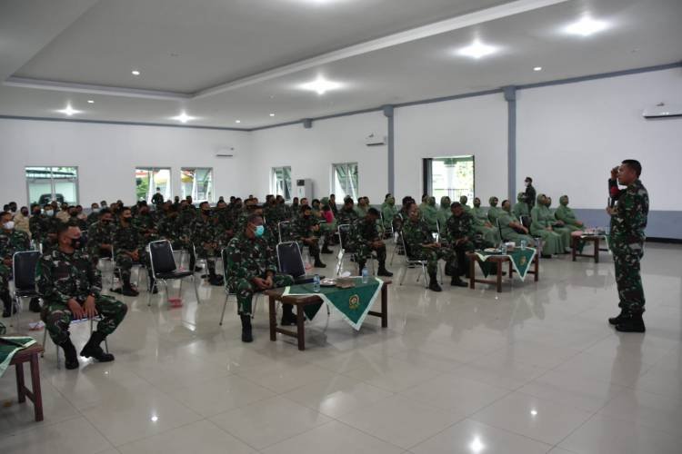 Korem 023/KS Gelar Pembinaan Mental Fungsi Komando