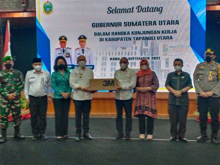 Kunker ke Taput, Gubernur Sebut Penyerapan Anggaran Pemkab Taput Masih 51,52%