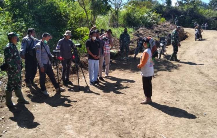 Akses Penghubung 2 Desa Terbuka, Warga Apresiasi Kodim 0206/ Dairi dan Pemkab Pakpak Bharat
