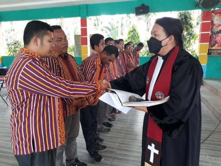 Pengurus Mamre GBKP Klasis Lau Baleng Periode 2020-2025 Dilantik