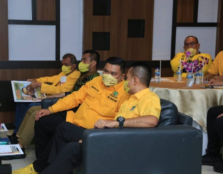 Bupati dan Ketua DPRD Terpilih Jadi Ketua dan Sekretaris DPD Partai Golkar Labura