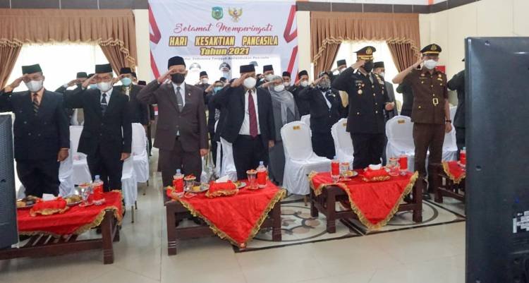 Forkopimda Palas Ikuti Upacara Peringatan Hari Kesaktian Pancasila