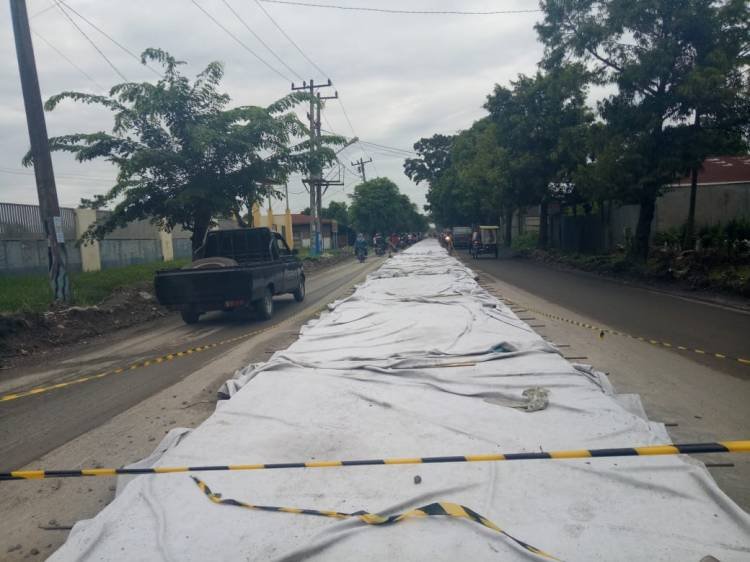 Jalan Pancing 1 Martubung Diperbaiki, Warga Sampaikan Terima Kasih