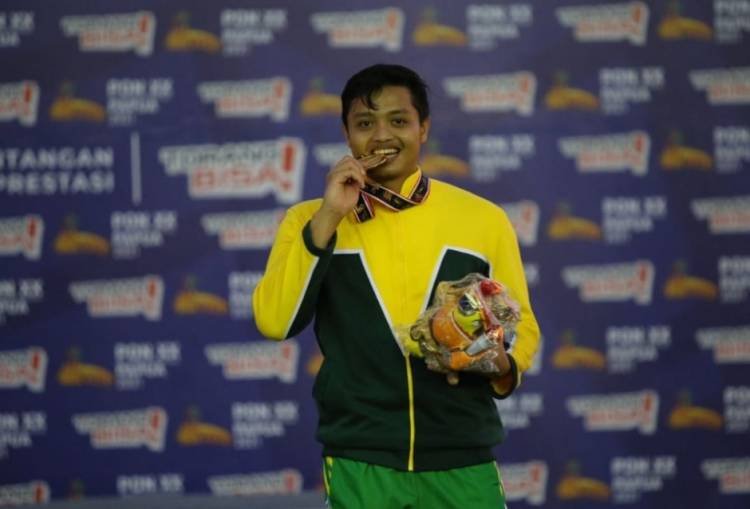 Atlet Asal Kota Binjai, Addul Hafiz Sabet Medali Emas Lempar Lembing PON XX Papua