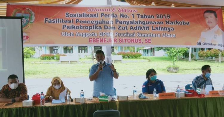 Ebenejer Sitorus Sosper Narkoba di SMKN 2 Tanjungbalai