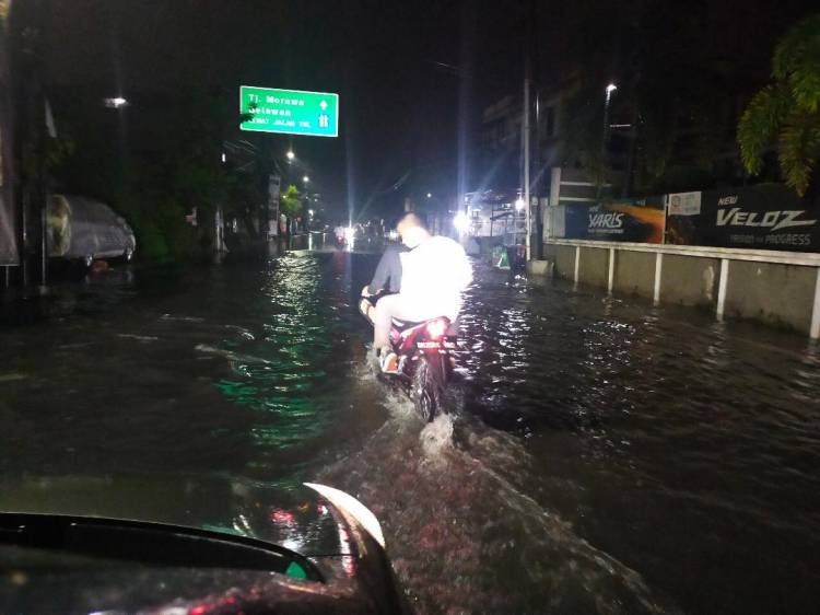 Kawasan Jalan Pancing Menjadi "Langganan" Banjir Jika Hujan