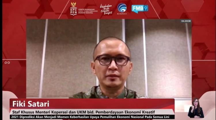 Sumbang PDB Rp 1100 triliun pada 2020, Pelaku Ekonomi Kreatif Masih Digital Gap