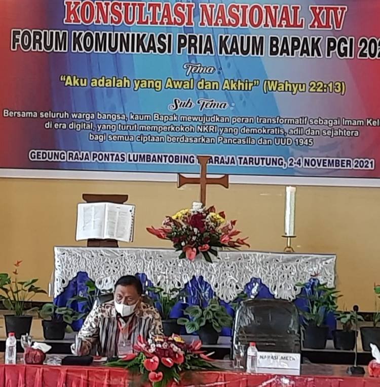 Konas Komunikasi Pria Kaum Bapak PGI Berlangsung di Tarutung