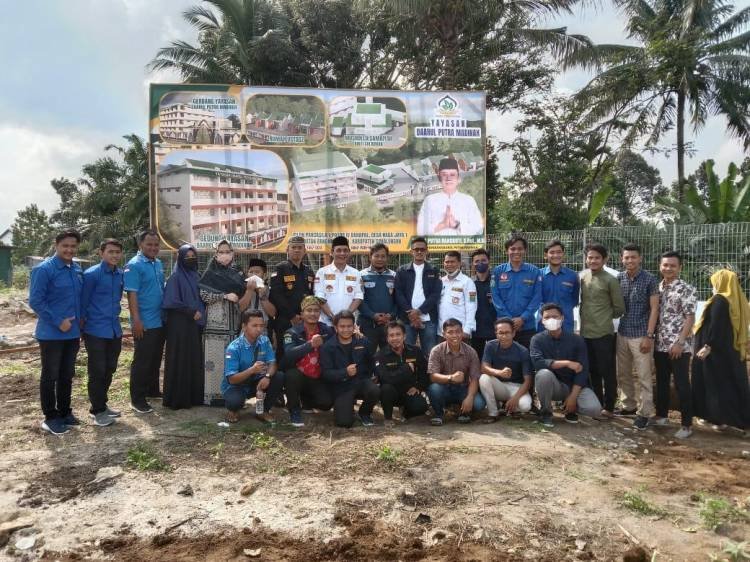 Ketua Karang Taruna Sumut Hadiri Peletakan Batu Pertama Pembangunan Mushola di Nagori Jaya I Simalungun