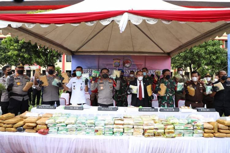 Polda Sumut Berhasil Ungkap 5 Sindikat Narkoba Jaringan Internasional