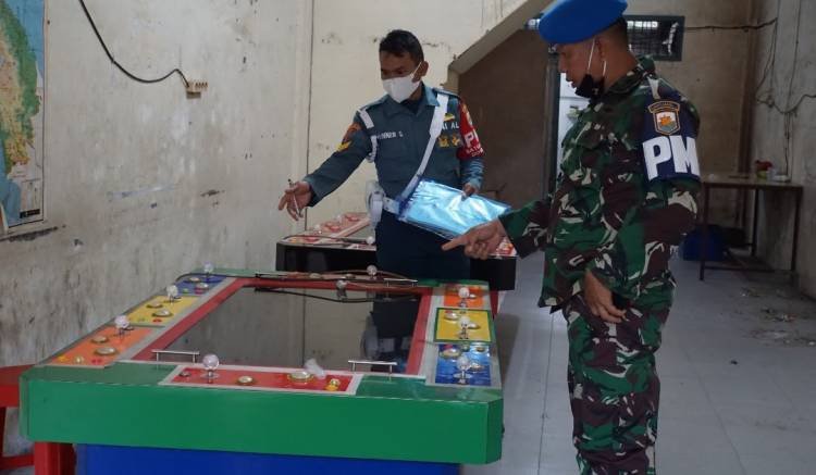 Tim Gabungan TNI-Polri Gerebek Lokasi Judi Tembak Ikan di Belawan