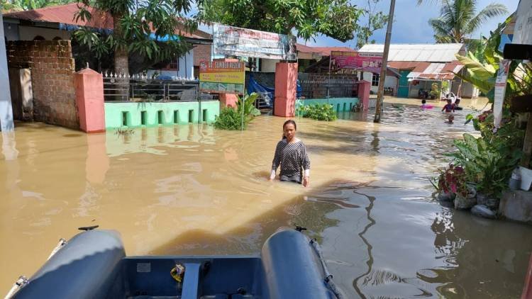 Banjir Rendam Seribuan Rumah di Seirampah Sergai