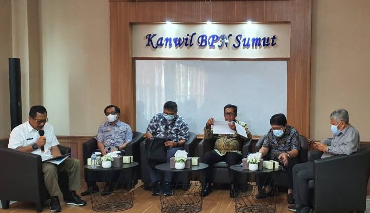 Rakor PLN Regional dengan ATR/BPN Sumut, Akhir 2021 Sudah 87% Aset Negara Terselamatkan 