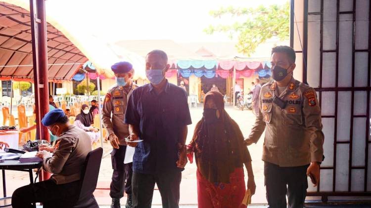 Vaksinasi Berhadiah, Polres Tanjungbalai Targetkan 1.500 Orang Divaksin per Hari