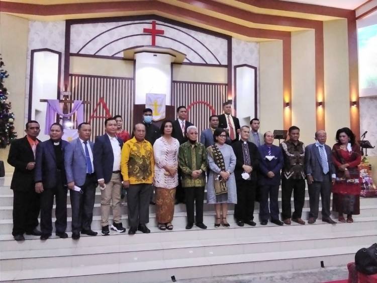 BKAG Apresiasi Wali Kota Medan dan Tokoh Agama Kristen Ikut Meriahkan Natal BKAG