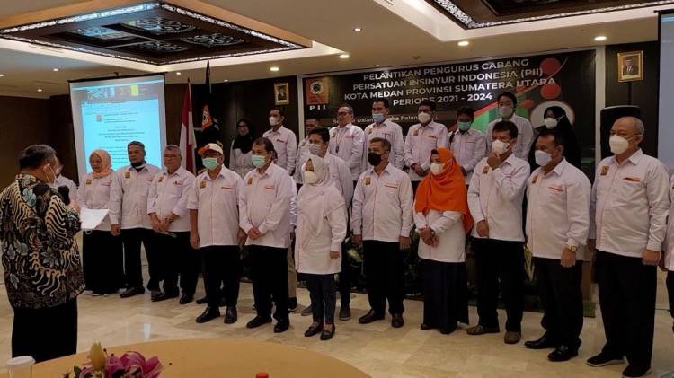 Pengurus Cabang  PII Kota Medan Periode 2021-2024 Dilantik