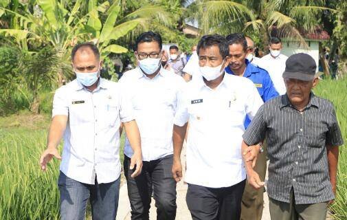 Wali Kota Binjai Tinjau Program Pembinaan Ketenagakerjaan Bantuan Padat Karya