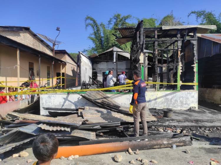 Kebakaran di Doloksanggul, Seorang Wanita Lansia Tewas Terbakar