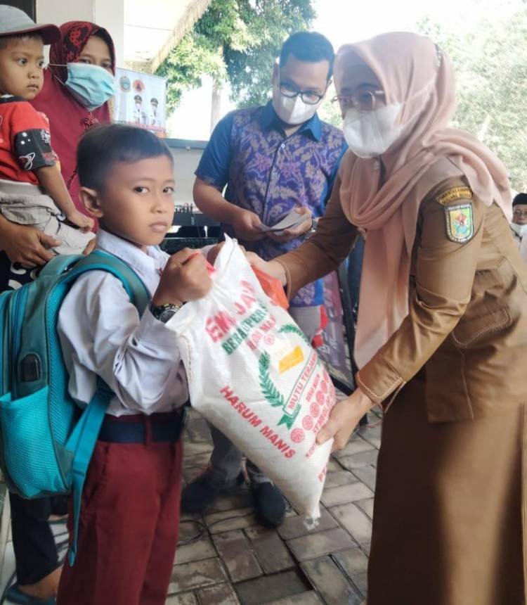 HUT ke-15 Kecamatan Bintangbayu, Camat Santuni Anak Yatim dan Tokoh Pemekaran