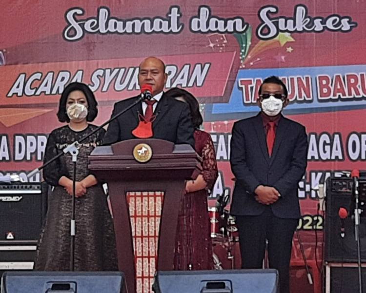 Syukuran Tahun Baru,  Nikson Nababan Akui di Balik Duka Ada Suka Taput di Tahun 2021