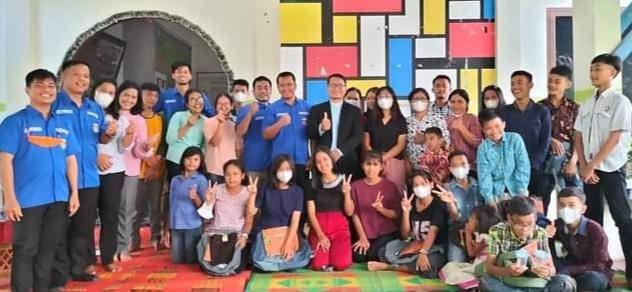 GAMKI Simalungun Syukuran Tahun Baru 2022 Bersama Anak Panti Asuhan BKM GKPS