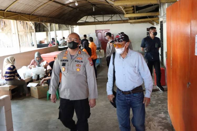 Kapolres Sergai Imbau Pengusaha Objek Wisata Pantai Cermin Patuhi Prokes