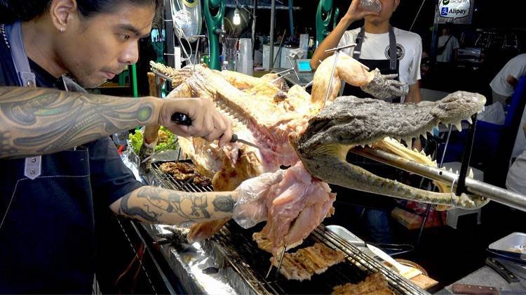 Harga Daging Babi Melonjak Tinggi, Warga Thailand Pilih Makan Daging Buaya