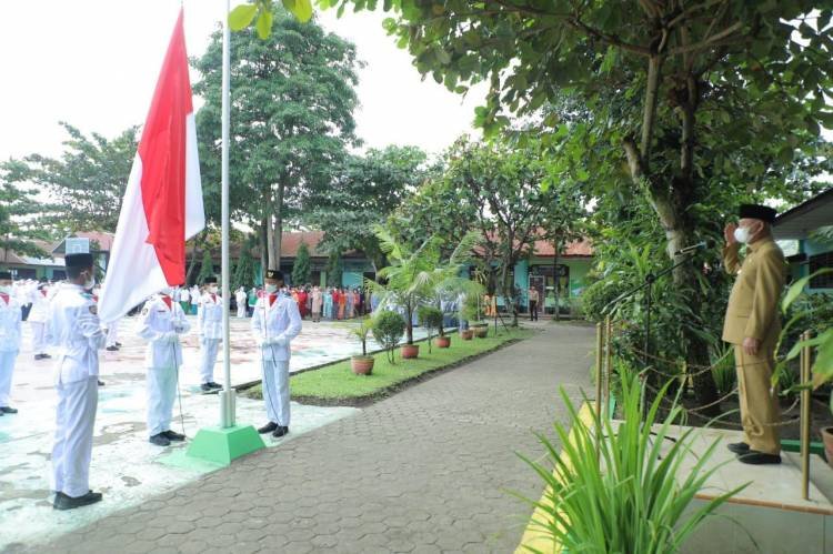 Bupati Asahan Pimpin Upacara Hari Amal Bakti ke-76