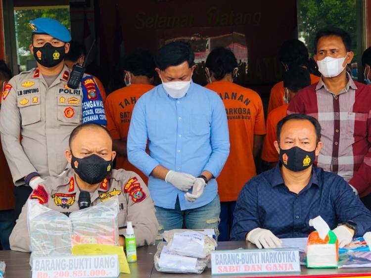 Polres Labuhanbatu Tangkap 100 Pria dan 3 Wanita Tersangka Pelaku Narkoba 