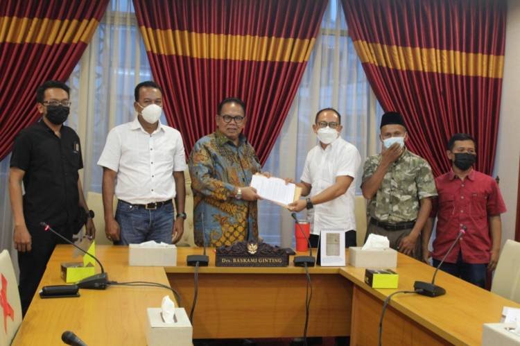 Lima Calon Komisioner KPID Sumut Periode 2021-2024 Datangi Ketua DPRD SU