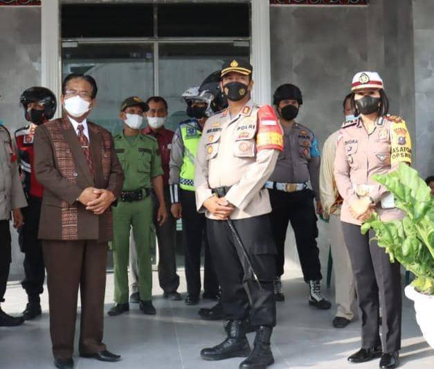 Kapolres Patroli ke Gereja-gereja, Pastikan Perayaan Ibadah Paskah Aman
