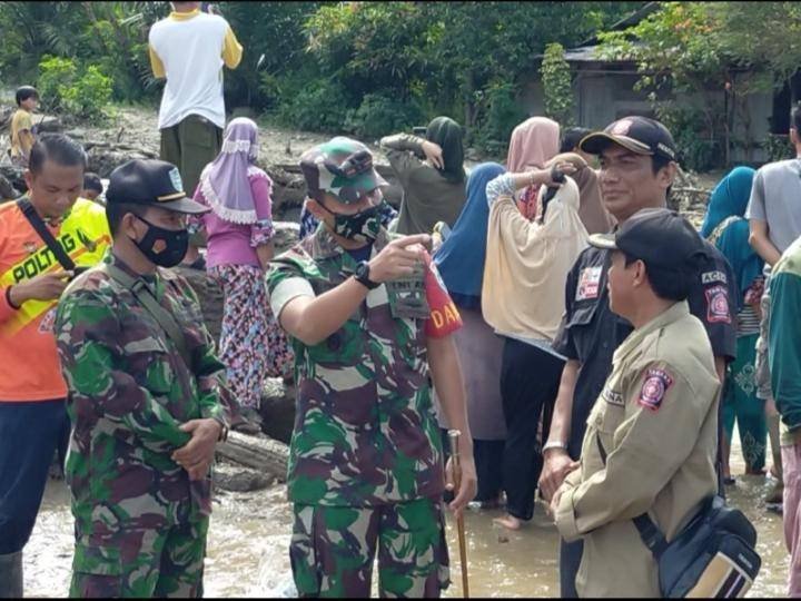 Dandim 0108/Agara Tinjau Lokasi Bencana Banjir