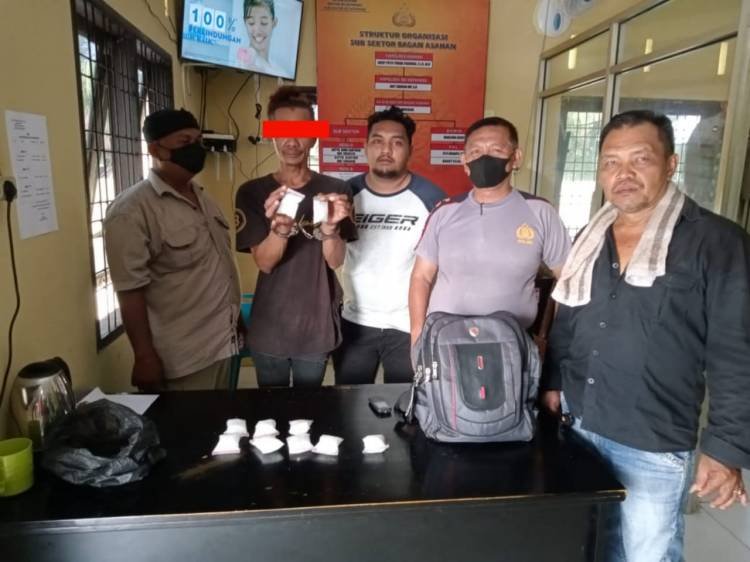 Polsek Sei Kepayang Asahan Ringkus Terduga Pengedar Sabu