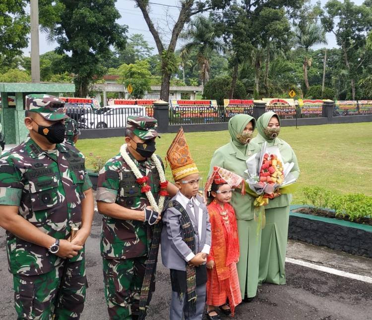 Pangdam l/BB Kunjungan Kerja Ke Makorem 022/Pantai Timur