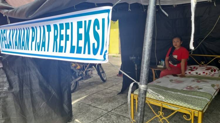 Layanan Pijat Refleksi Disiapkan di Pospam I dan IV Pematangsiantar