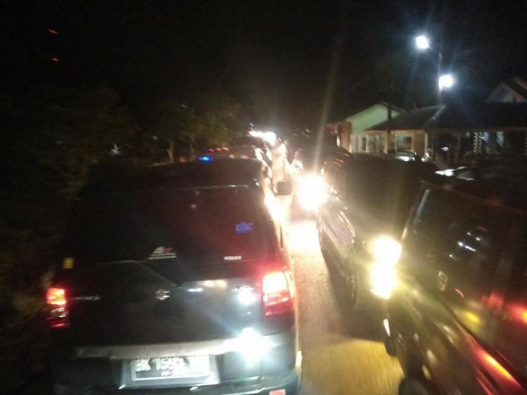 H+3 Libur Lebaran, Jalan Parapat Simpang Dua Pematangsiantar Padat