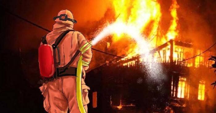 Kebakaran Hanguskan 3 Rumah di Kotapinang 