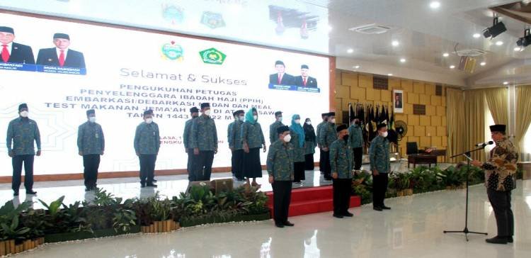 PPIH Embarkasi Medan Dikukuhkan, 10 Kloter Jemaah Haji asal Sumut Siap Diberangkatkan