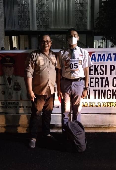 Fazil Rizqi Lubis Siswa SMAN 7 Tanjungbalai Lulus Seleksi Paskibra Tingkat Sumut