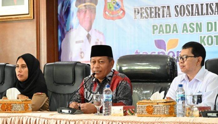 PT Taspen Sosialisasikan Program Layanan ke ASN Pemko Tanjungbalai